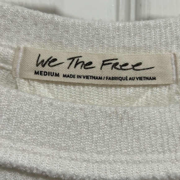We The Free  White Sweater - Picture 3 of 6